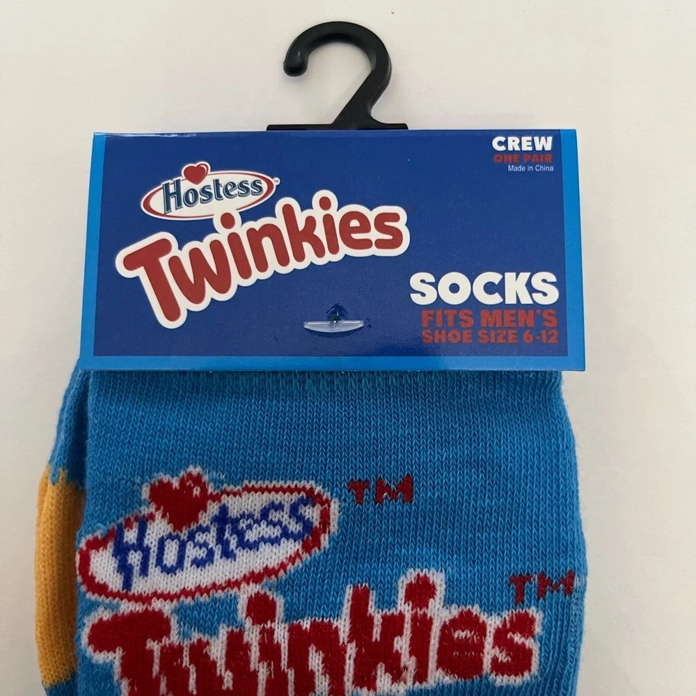 Hostess Twinkies Socks Fits Men’s Shoe Size 6-12